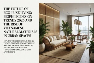 The Future of Eco-Luxe Living: Biophilic Design Trends 2026 and the Rise of Vietnamese Natural Materials in Urban Spaces